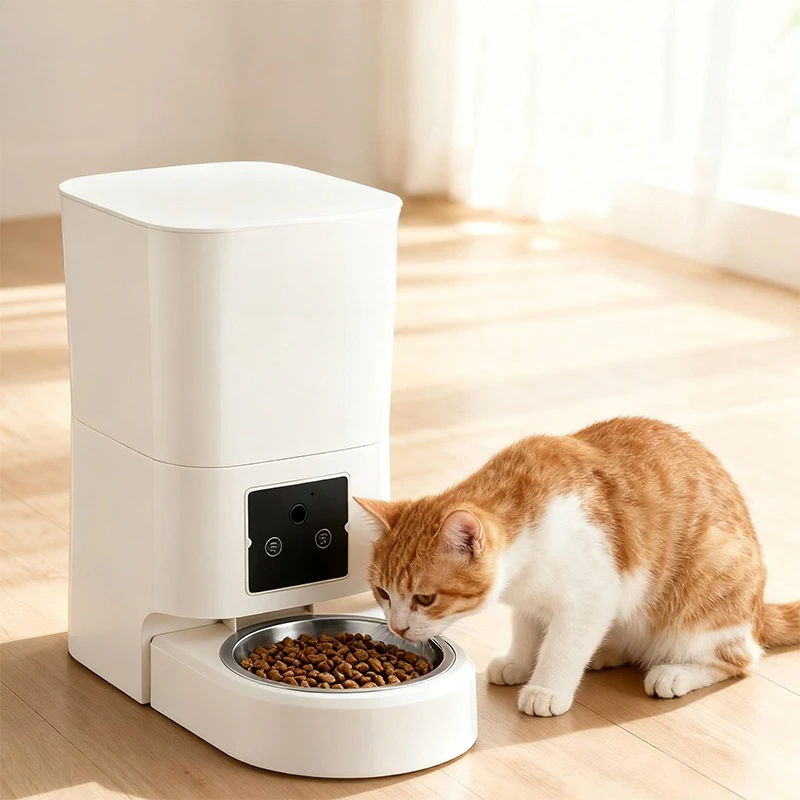 6L Smart Pet Feeder Automatic  - đánh giá và giá Automatic Cat Feeder 6L Timed