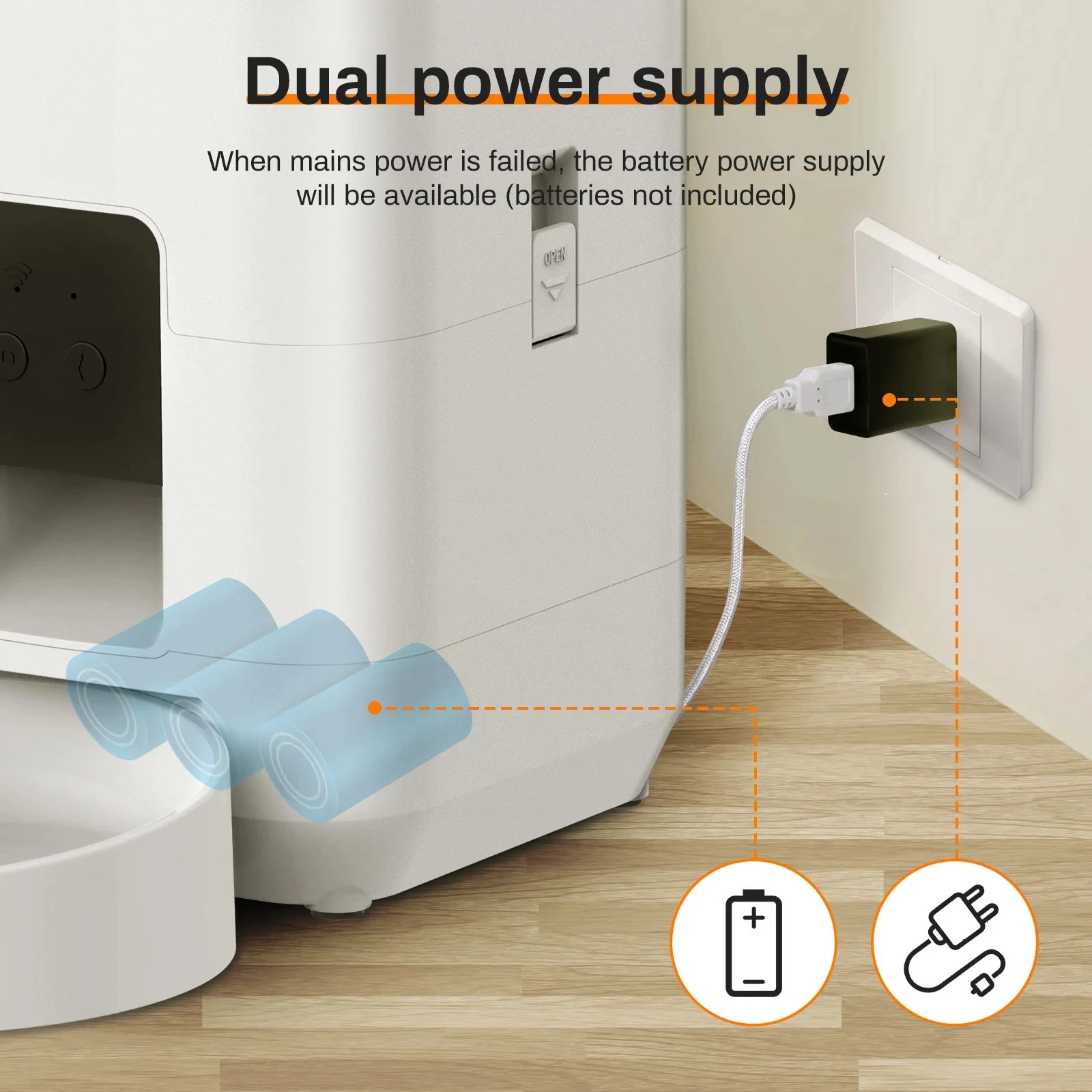 6L Smart Pet Feeder Automatic  - đánh giá và giá Automatic Cat Feeder 6L Timed