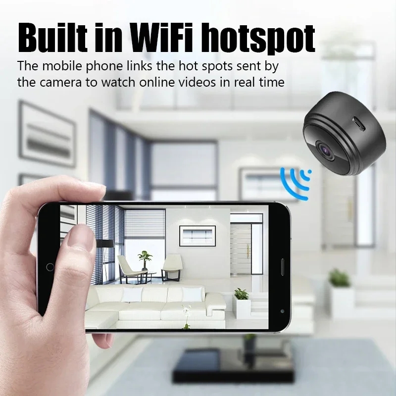 A9 WiFi Mini Camera Wireless V - đánh giá và giá Smart Pet Feeder Camera Wifi